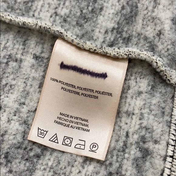 ANTHROPOLOGIE SATURDAY SUNDAY Moelleux Sweater Jacket Small Fleece Marled Boho - Picture 8 of 9